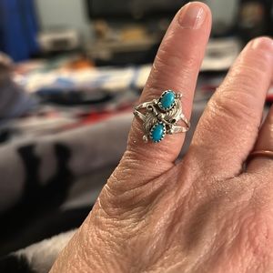 Native American made I think it’s Cherokee. It is turquoise